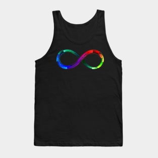 Infinity luminescent paint Tank Top